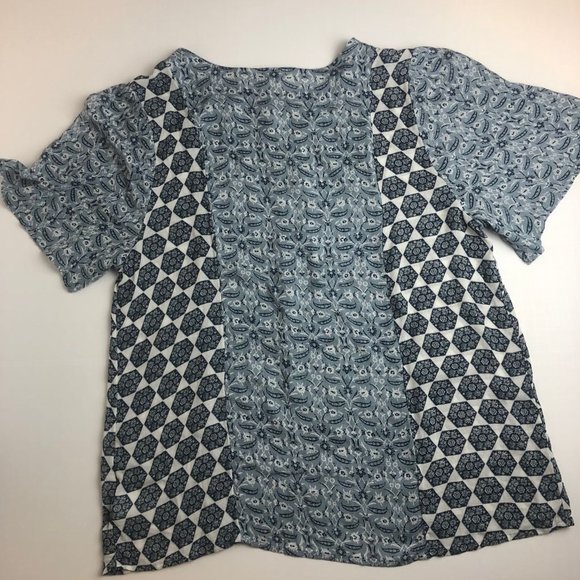Lucky Brand Size M Women's Viscose Blouse Top - Picture 3 of 5